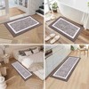 BAGOKIE 3 Piece Microfiber Bathroom Rug Set - 3 of 4