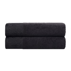 Charming Floral Accent Cotton Towel Set by Blue Nile Mills - 1 of 4