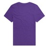 Louisiana State University Simple Distressed Logo Adult T-Shirt Purple - 2 of 4