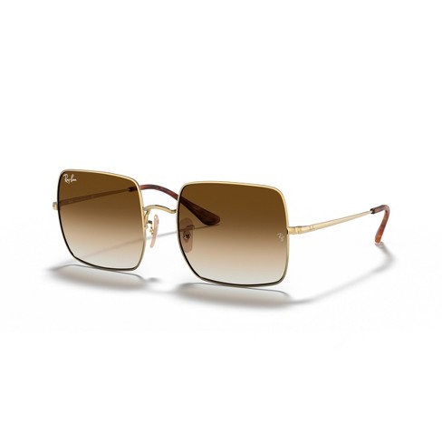 brea square sunglasses  tortoise & brown gradient polarized