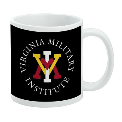 Virginia Military Institute Secondary Logo Ceramic Coffee Mug Novelty Gift Mugs for Coffee Tea and Hot Drinks 11oz White