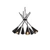 Elegant Lighting Casen 32 inch pendant in black - 3 of 4