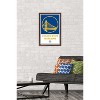 Trends International NBA Golden State Warriors - Logo 21 Framed Wall Poster Prints - 2 of 4