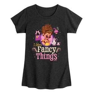Girls' - Fancy Nancy - I Adore Fancy Things Fitted Short Sleeve Graphic T-Shirt - 1 of 4