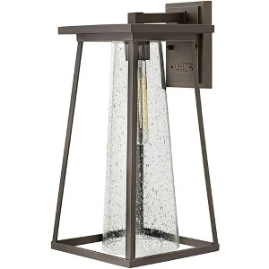 Hinkley Burke 16 3/4" High Bronze and Clear Glass Outdoor Wall Light - 1 of 1