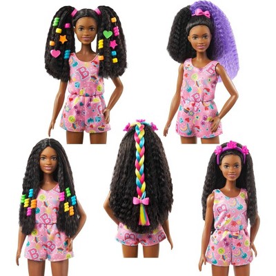 Barbie Brooklyn Doll Hair Styling Playset with Accessories