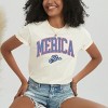 Simply Sage Market Merica Cowboy Hat Garment Dyed Tee - 2 of 4