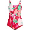 Lands' End Women's Chlorine Resistant Scoop Neck Soft Cup Tugless Sporty One Piece Swimsuit - 3 of 3