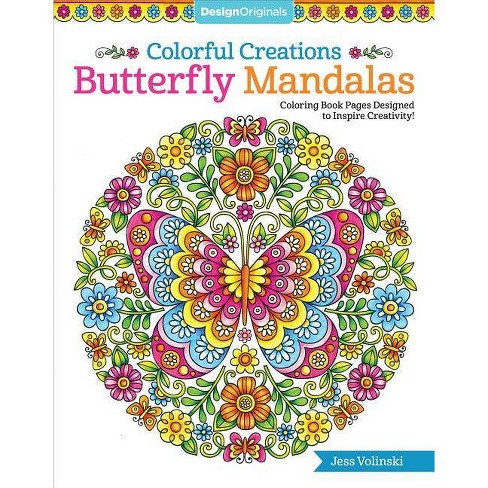 Creative Haven Butterfly Mandalas Coloring Book - (adult Coloring Books:  Mandalas) By Jo Taylor (paperback) : Target