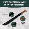 Condor Tool & Knife El Salvador Machete Wood Handle W/Leather Sheath - 1075 High Carbon Steel - 3mm Full Tang Heavy Duty Machete - 18in Blade - 32.5oz - 4 of 4