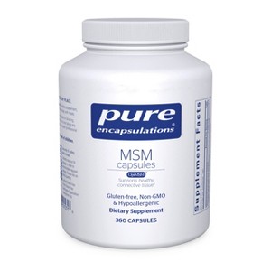 Pure Encapsulations MSM Capsules - Sulfur Supplement to Support Joints, Immune System, Connective Tissue, and Respiratory Health* - 1 of 4