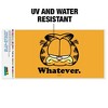 Garfield Whatever Face Automotive Bumper Sticker - 2 of 4