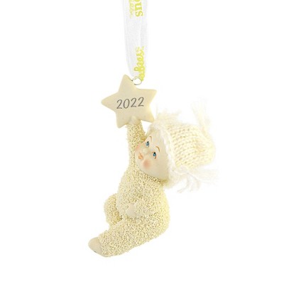 Dept 56 Snowbabies 3.25" Ready For The Stars, 2022 Ornament Dated  -  Tree Ornaments