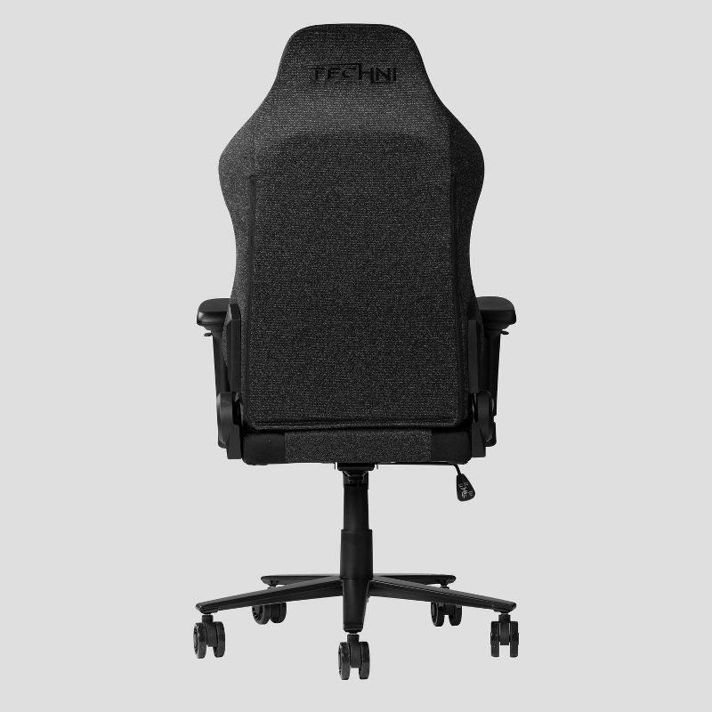 Fabric Memory Foam Gaming Chair Black - Techni Sport, 5 of 11