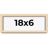 PosterPalooza | Panoramic Classic Modern Yellow Frame - UV Acrylic, Foam Board Backing, Hanging Hardware - 2 of 4