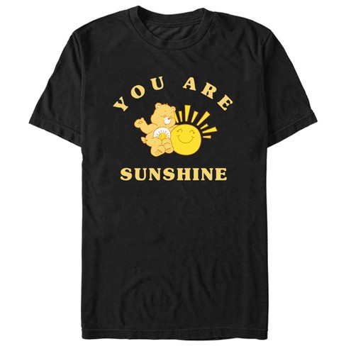 Men's Care Bears Funshine You Are Sunshine T-shirt - Black - Large : Target