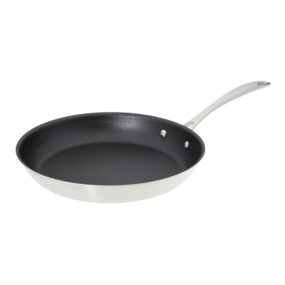 American Kitchen Cookware Premium Tri-Ply Stainless Steel Nonstick 12 Inch Frying Pan