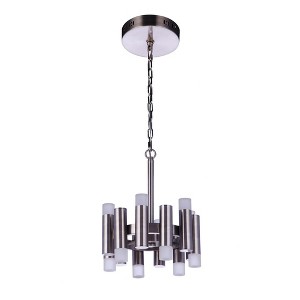 Craftmade Lighting Simple Lux 12 - Light Semi-Flush Mount in  Brushed Polished Nickel - 1 of 1