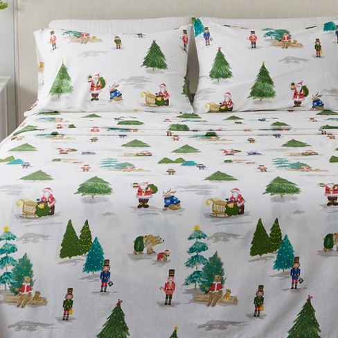 Christmas on sale flannel sheets