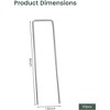 Grass Barrier Fabric, Premium Garden Grass Barrier Landscape Fabric, Easy Setup - 2 of 4