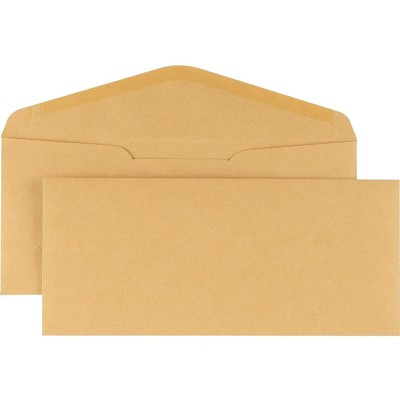 HITOUCH BUSINESS SERVICES Gummed #11 Business Envelopes 4 1/2" x 10 3/8" Brown 500/Box SPL535153