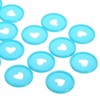 Unique Bargains Plastic DIY Notebook Planner Heart Book Binding Discs 22 Pcs - 4 of 4