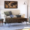 Serta Bryant Coffee Table with Storage Aged Pine: Rectangular Wood Frame, Modern Style, 1 Year Warranty - 3 of 4
