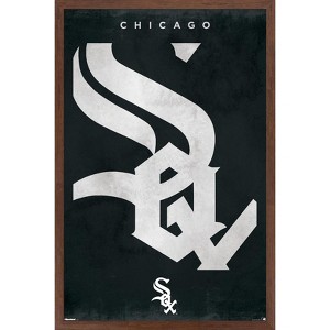 Trends International MLB Chicago White Sox - Logo 25 Framed Wall Poster Prints - 1 of 4