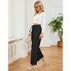 WhizMax Wide Leg Pants for Women High Waisted Business Work Casual Adjustable Tie Knot Dress Pants - 2 of 4