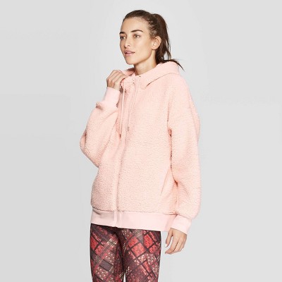 pink champion hoodie women's