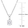 EVERLY JEWELRY | Sterling Silver Pendant with Created Gemstone – Multiple Stone Options - 3 of 4