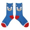 Sonic The Hedgehog Sonic Face With 3D Ears 2-Pair Youth Crew Socks - 3 of 4
