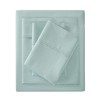 Elegant Fluffy Solid Cotton Sheet Set, All Season Bedding Set, Cozy Home Textile for Lux Bedroom Decor - 2 of 4