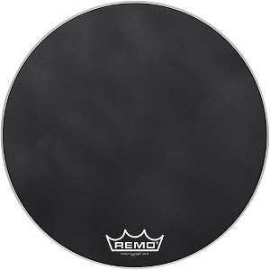 Remo Powermax Black Suede Crimplock Bass Drum Head - 1 of 2
