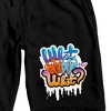 The Amazing World Of Gumball What What Adult Black Sleep Pajama Shorts - 2 of 4