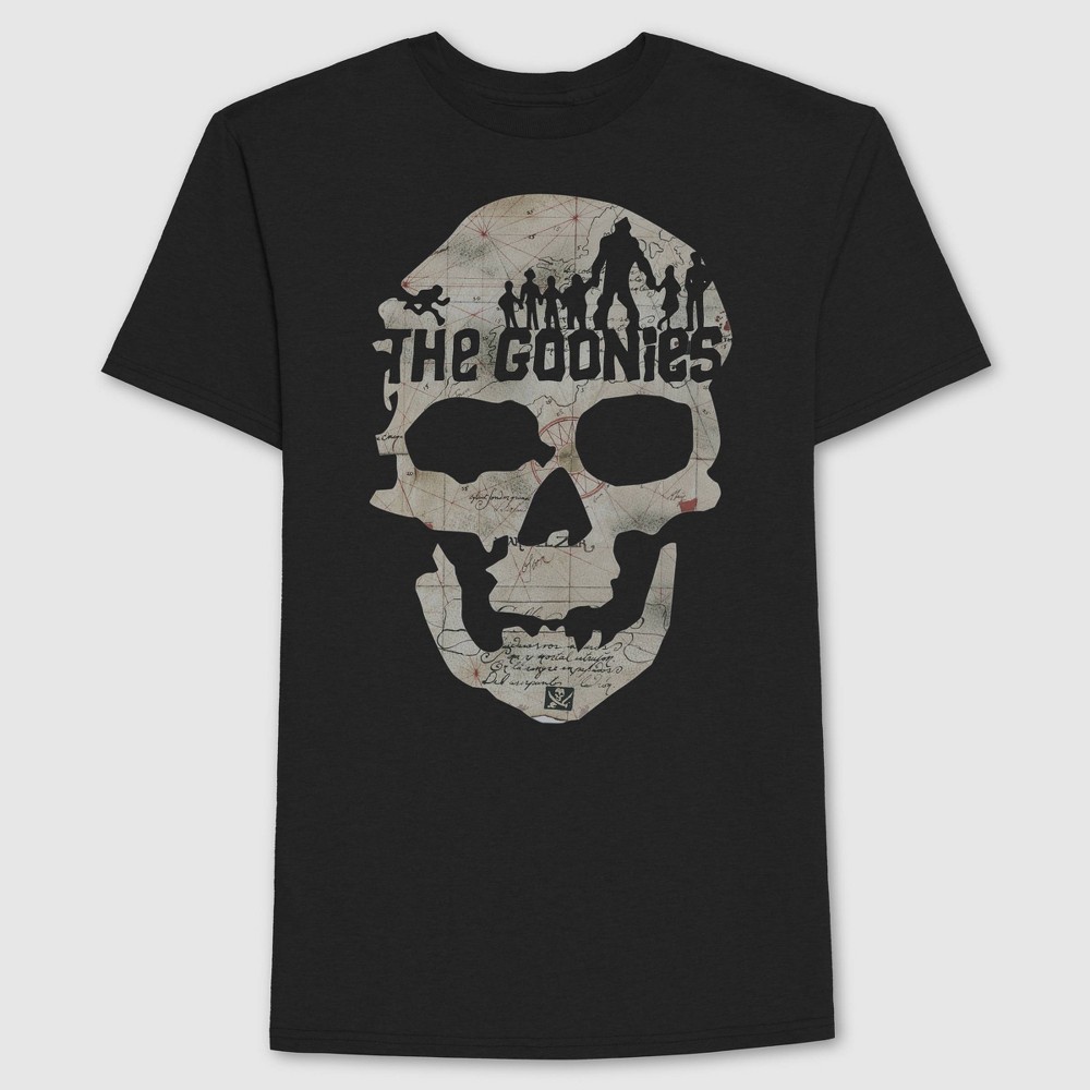 Men's The Goonies Short Sleeve Graphic T-Shirt - Black L