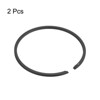 Unique Bargains Durable High Tensile Piston Ring Set 2 Pcs - 3 of 4