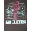 Minecraft Neon Pink Skeleton Youth Boys Black T-Shirt - 2 of 2