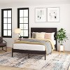 Taylor & Logan Full Amara Wooden Platform Bed with Headboard: Sturdy Slatted Base, No Box Spring Needed - 3 of 4