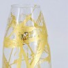Slickblue Gold Gilded Glass Vase, Smooth Oval Shape, Coffee Table Decor, Bullet Style, Clear Gold, Color & Size Options - 2 of 4
