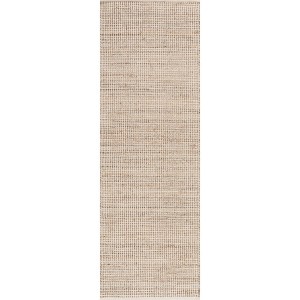 Home Conservatory Gravel Handwoven Jute Indoor Area Rug - 1 of 4