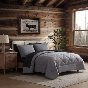 Coleman® 7 Piece Reversible Comforter & Sheet Set, All Season Bedding Set - 1 of 4