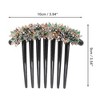 Unique Bargains Women's Crystal Bud Side Comb 1 Pc - 2 of 4