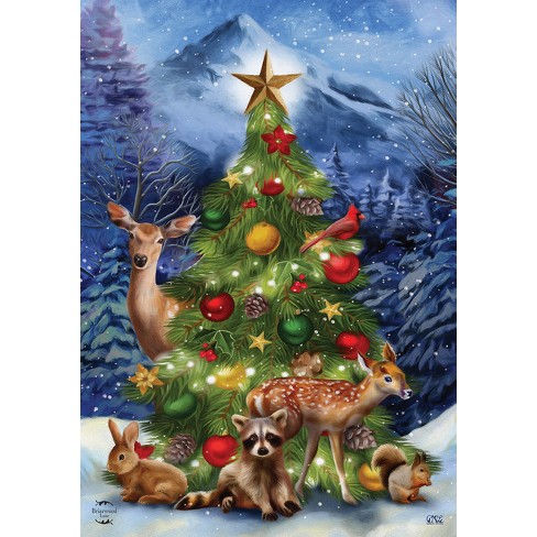 Briarwood Lane Christmas Tree Friends Garden Flag Deer Bunny Star : Target