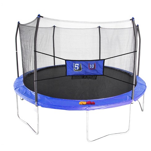 Skywalker Trampolines 15 Round Jump N Toss Trampoline With Enclosure Blue Target