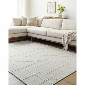 Hauteloom Rectangle Area Rug  Silver - 1 of 4