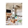 Elegant Lighting Layne 50 inch chandelier in Black - 2 of 4