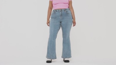 Wild Fable Women's Low-Rise Frayed Seaming Detail Flare Jeans, The 15 Best  Target Jeans That'll Get Mistaken for Designer Denim