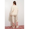Women's Happily Yours Bow Sweatshirt - Pretty Garbage - 2 of 4