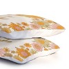 Deny Designs Standard Iveta Abolina Retro Florals 70s Cream Pillow Shams - 3 of 3